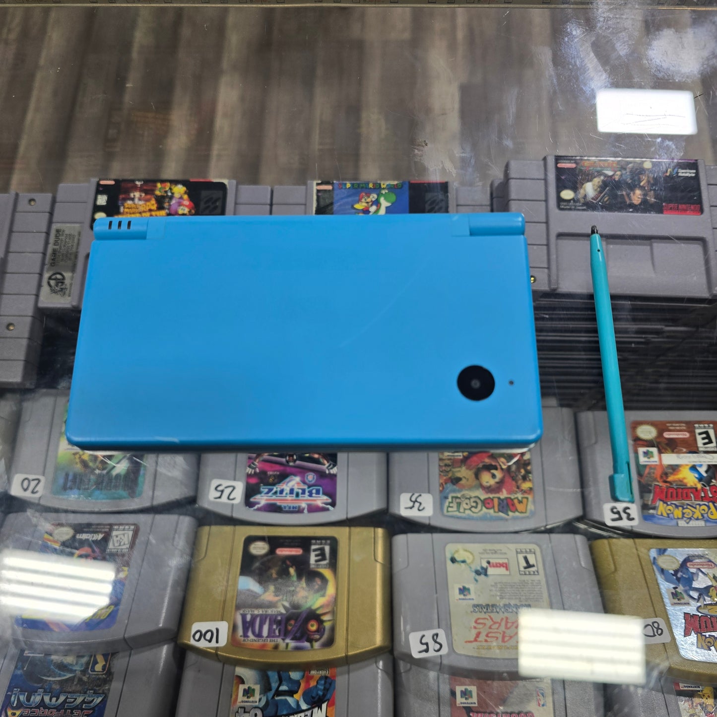Baby Blue Nintendo DSi Handheld System with Charger