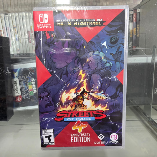 New Sealed Streets of Rage 4 [Anniversary Edition] Nintendo Switch
