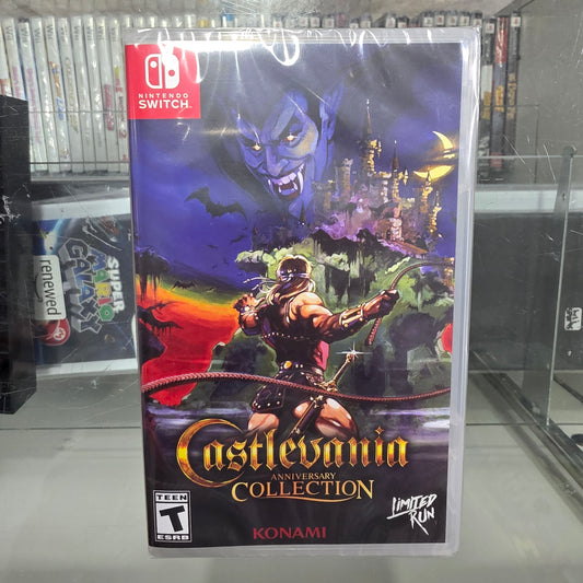 New Sealed Castlevania Anniversary Collection Nintendo Switch