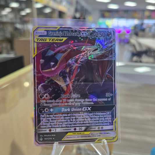 Greninja & Zoroark GX - SM - Unbroken Bonds (NM)