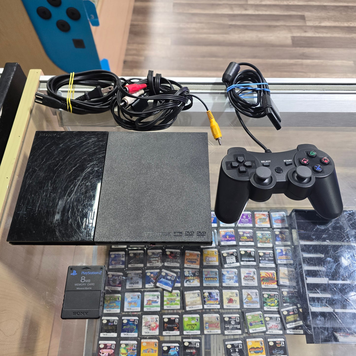 Playstation 2 System Slim Playstation 2 [Memory Card Controller And Cables Included]