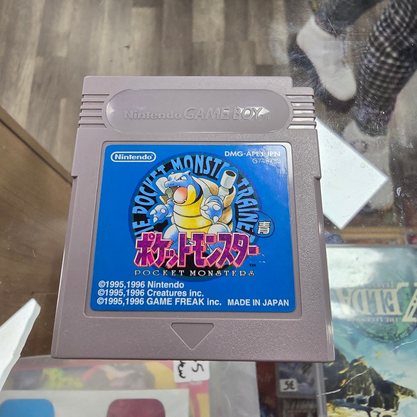 Pokémon Blue JAPANESE (New Battery) Nintendo Gameboy