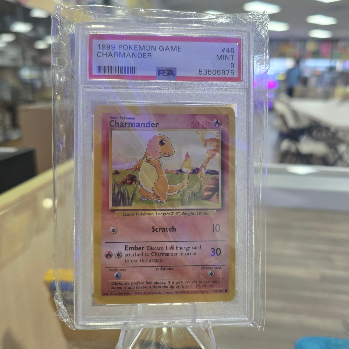 Charmander - Base Set PSA 9