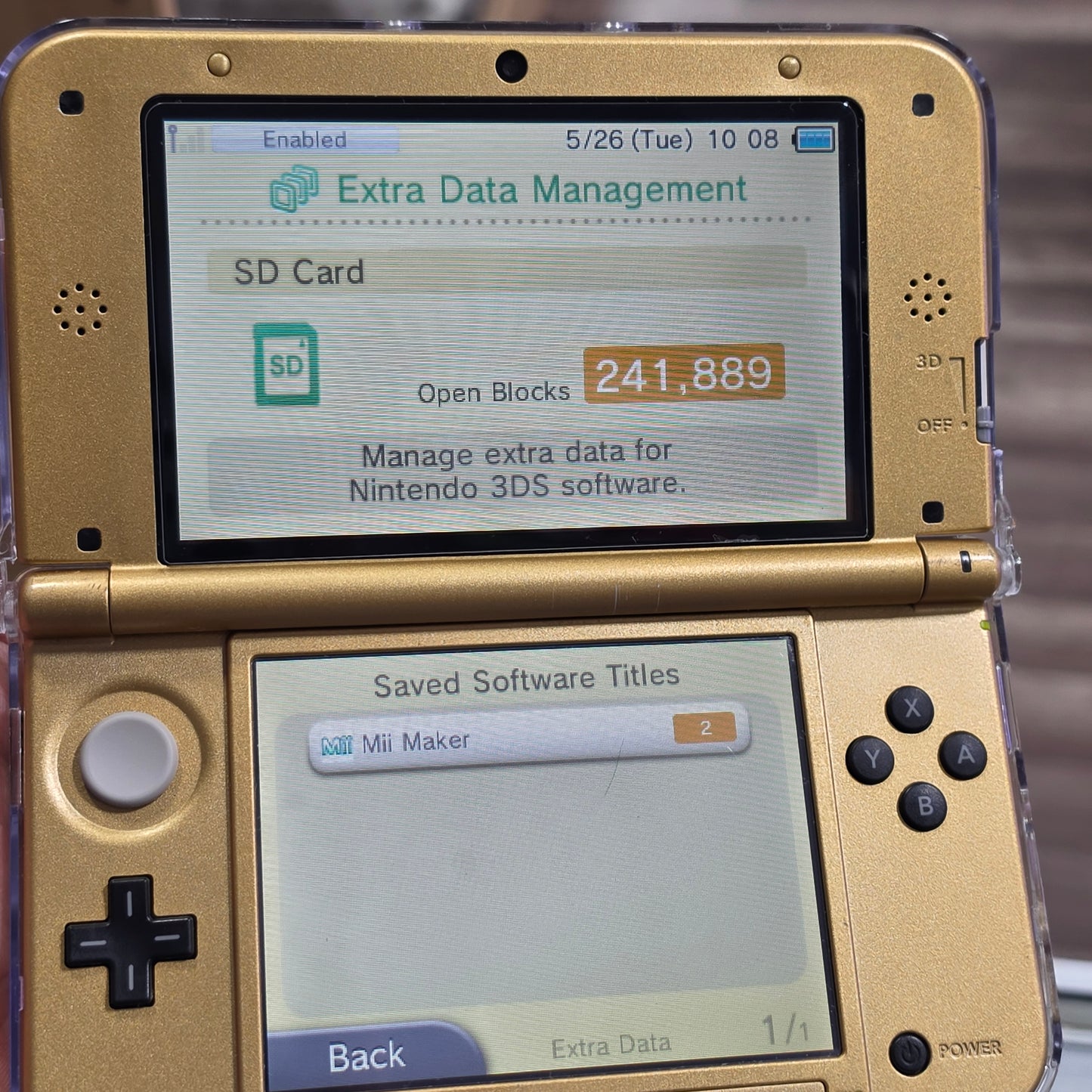 Nintendo 3DS XL Zelda Edition Handheld System with Charger (RESHELL)
