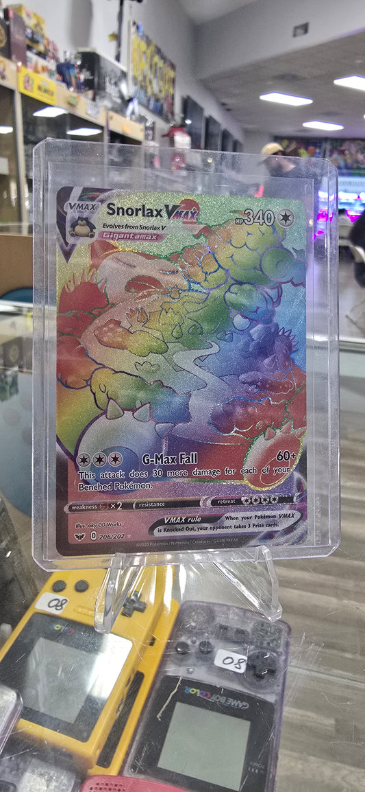 Snorlax VMAX (Secret) - SWSH01: Sword & Shield Base Set (NM)