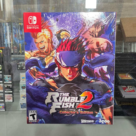 New Sealed The Rumble Fish 2 Collectors Edition Nintendo Switch