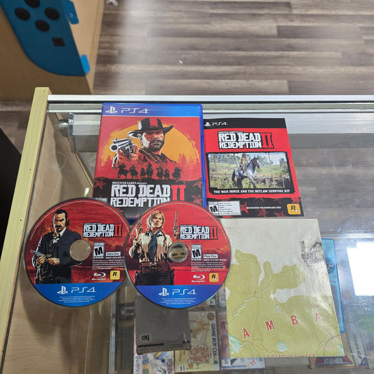 Red Dead Redemption 2 with Map Playstation 4