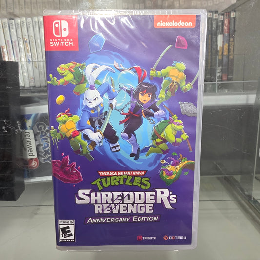 New Sealed Teenage Mutant Ninja Turtles: Shredder's Revenge [Anniversary Edition] Nintendo Switch