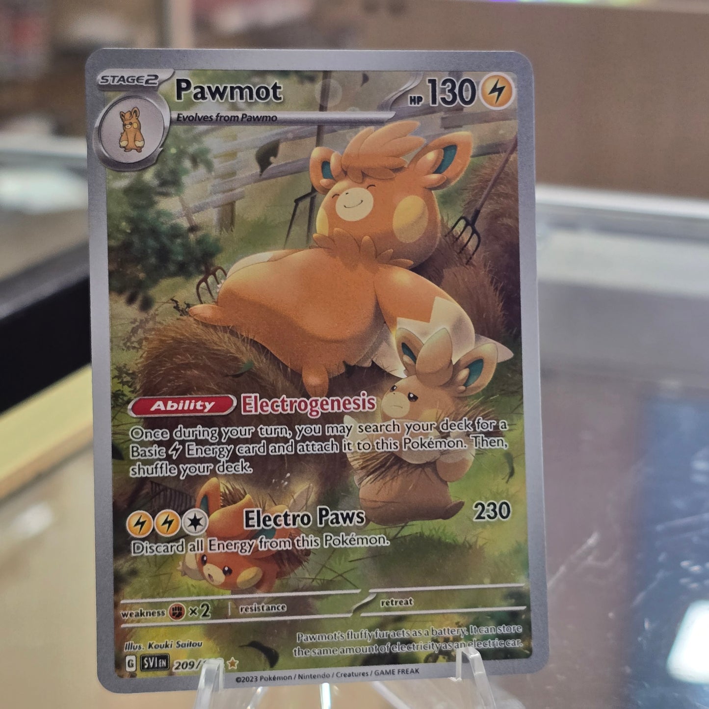 Pawmot - 209/198 - SV01: Scarlet & Violet Base Set (NM)