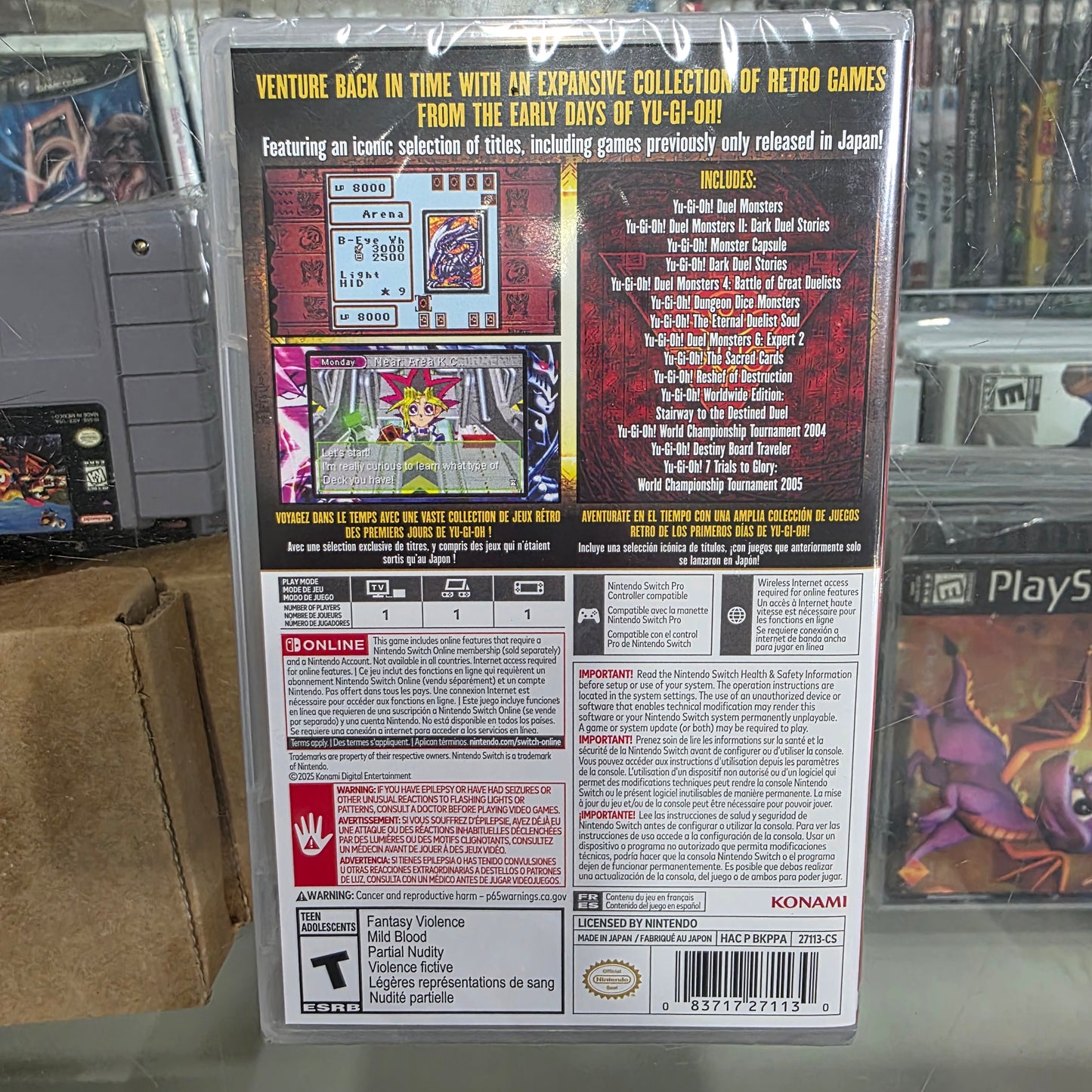 New Sealed Yu Gi Oh Early Days Collection Nintendo Switch