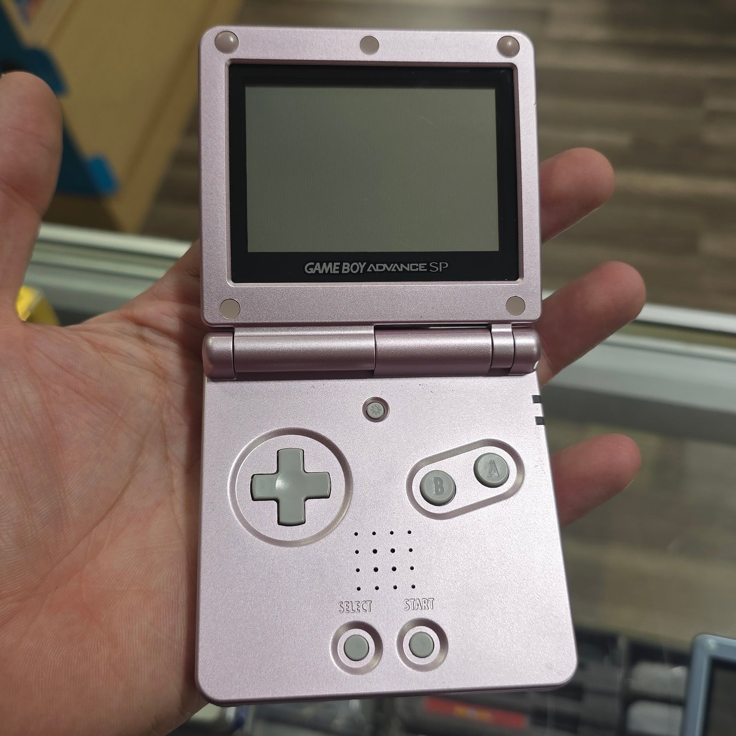 Pink Nintendo Gameboy Advance SP Handheld with Charger