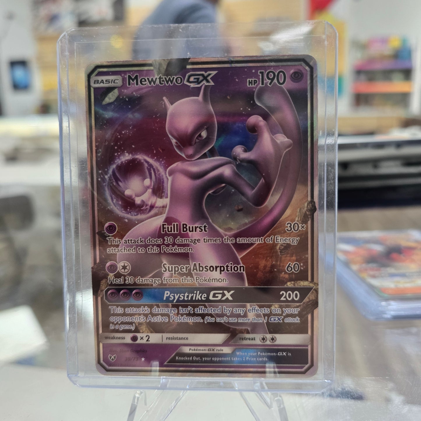 Mewtwo GX - Shining Legends (NM)