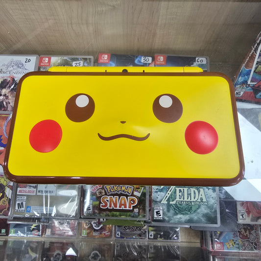 New Nintendo 2DS XL Pikachu Edition Nintendo 3DS Handheld System with Charger