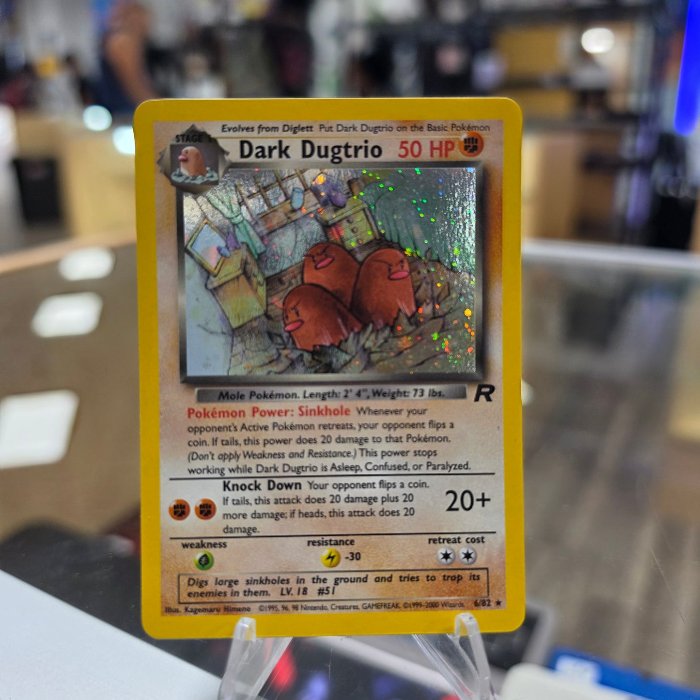 Dark Dugtrio (6) - Team Rocket (NM)