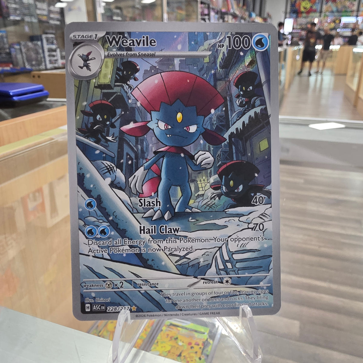 (NM) Weavile - 228/217 - ME: Ascended Heroes