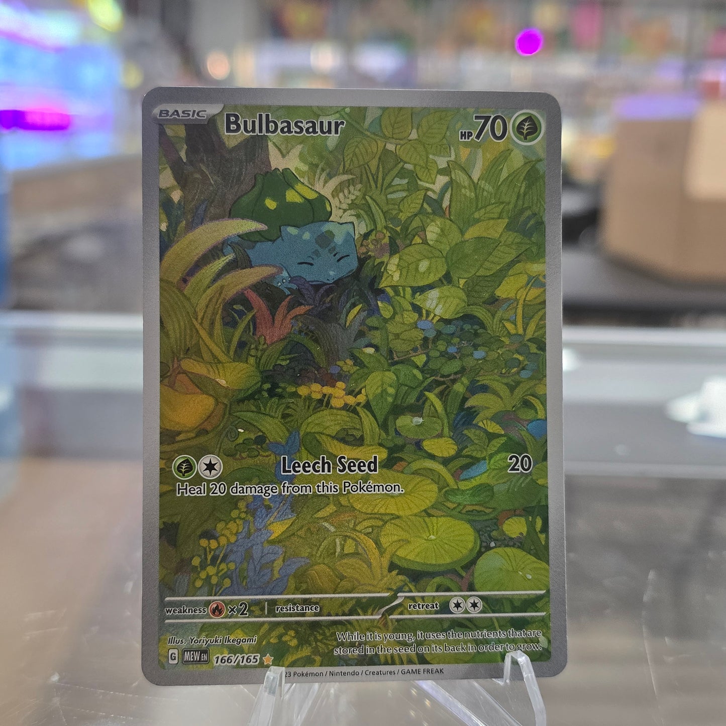 Bulbasaur - 166/165 - SV: Scarlet & Violet 151 (NM)