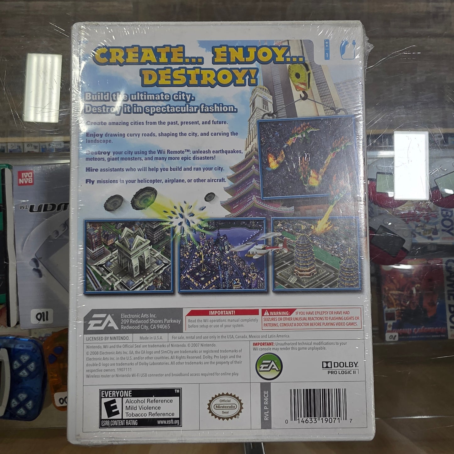 New Sealed SimCity Creator Nintendo Wii