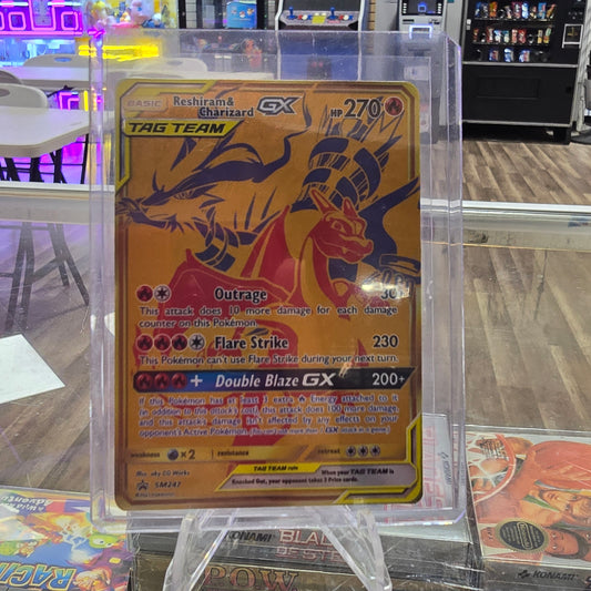 Reshiram & Charizard GX - SM247 - SM Promos (NM)