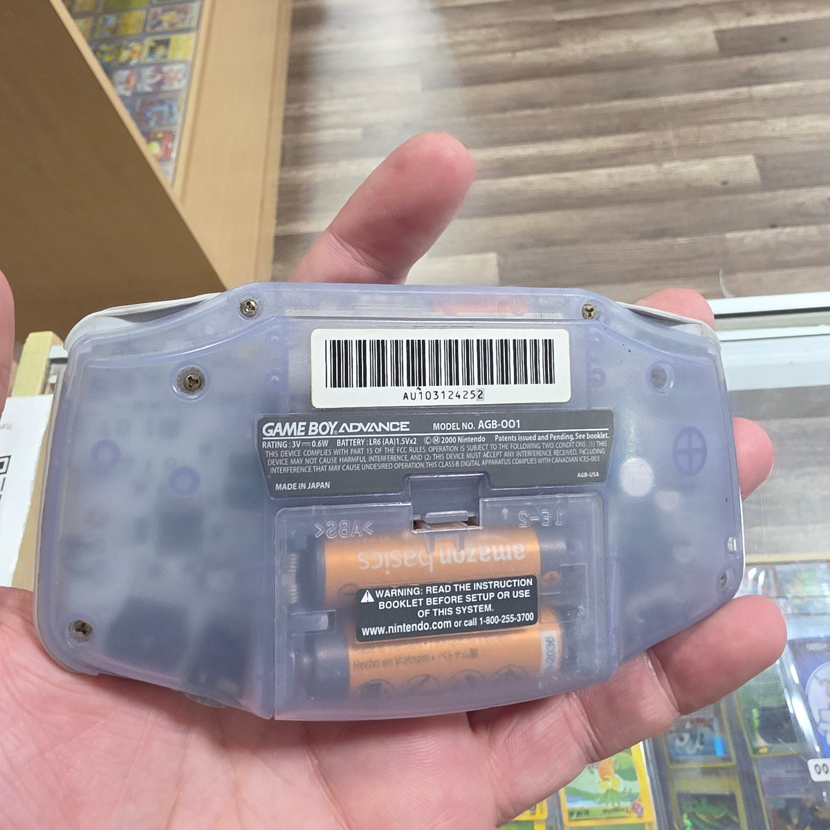 Nintendo GameBoy Advance Handheld System (Glacier)