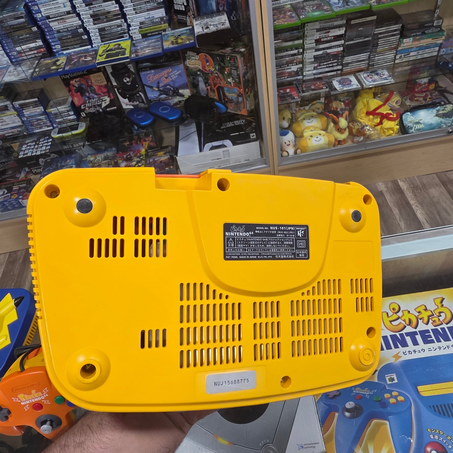 Pikachu Orange Console JP Nintendo 64