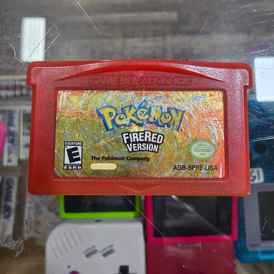 Pokémon FireRed Version Nintendo Gameboy Advance [Authentic] [Poor Label]
