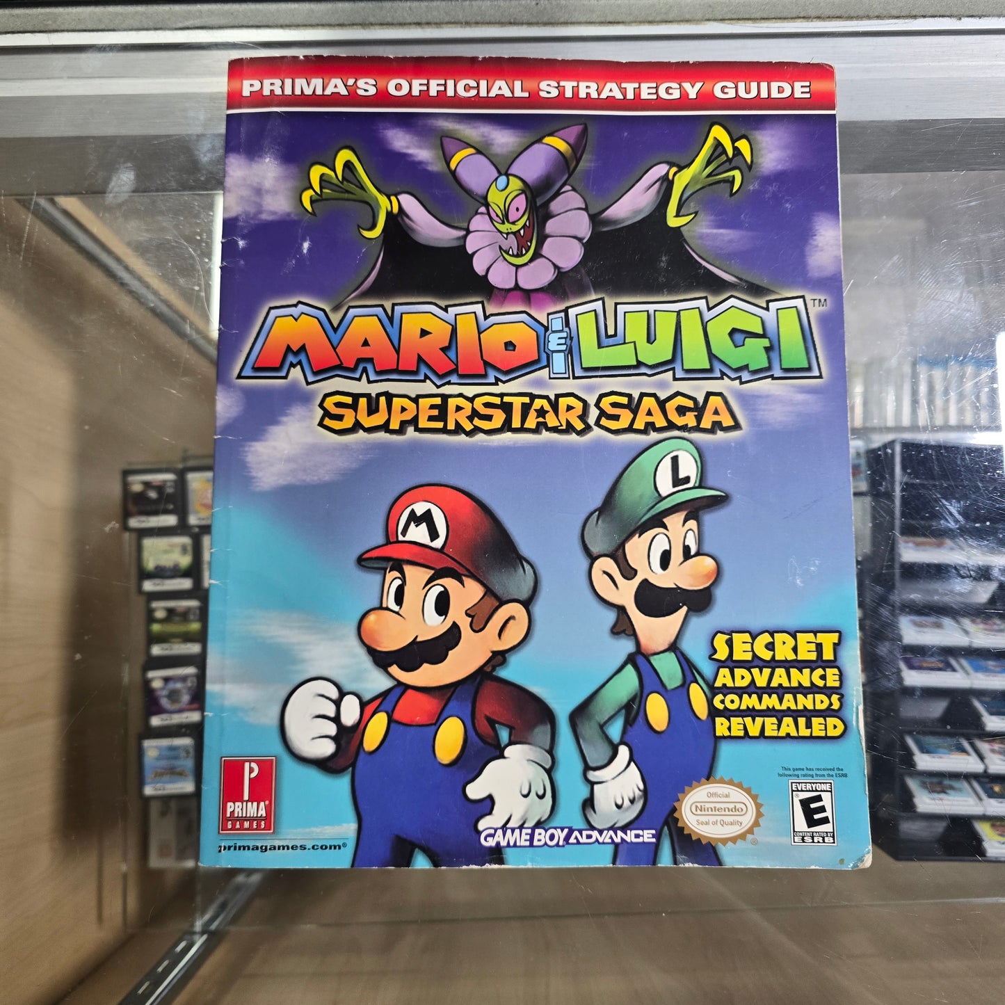 Mario & Luigi Superstar Saga Prima Official Strategy Guide Gameboy Advance GBA