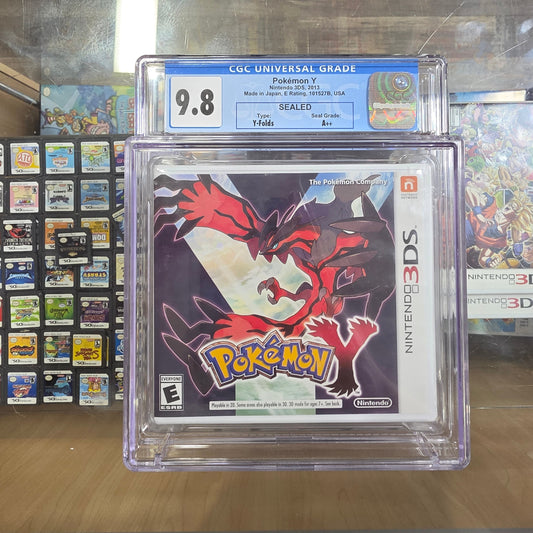 CGC Graded 9.8  A++ Pokémon Y Nintendo 3DS (UNOPENED)