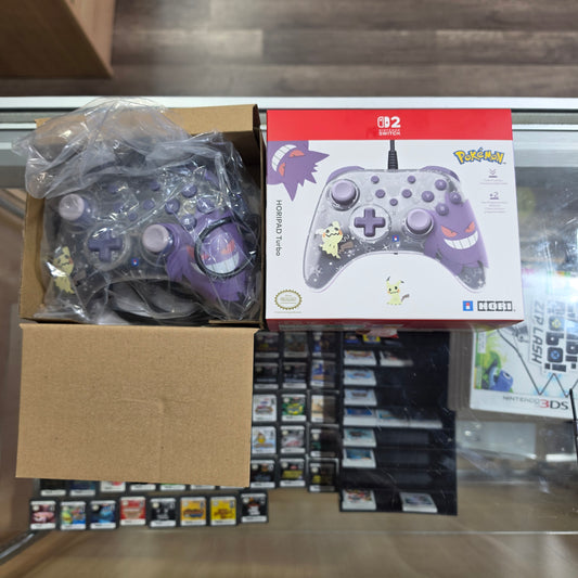 HORIPAD Turbo Pokemon Gengar & Mimikyu Wired Controller for Nintendo Switch 2