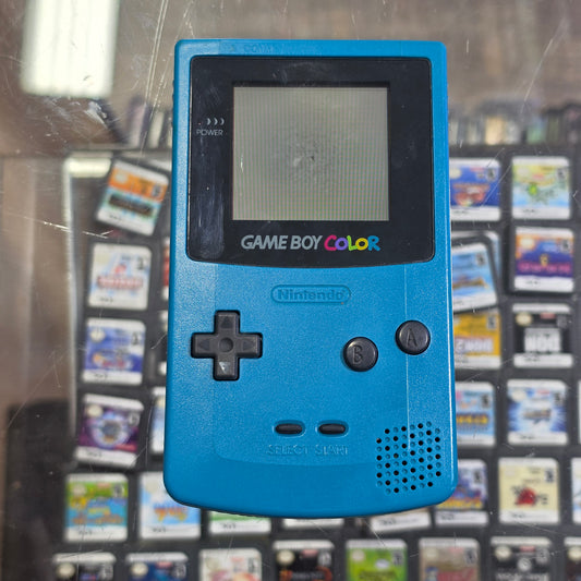 Blue Nintendo Gameboy Color Handheld System (Quiet Speaker)