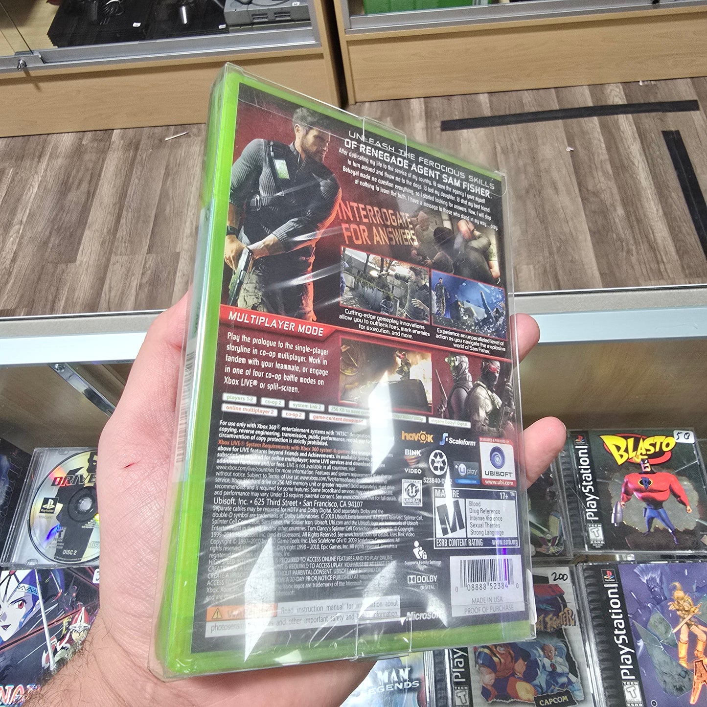 Sealed Tom Clancy's Splinter Cell Conviction Xbox 360