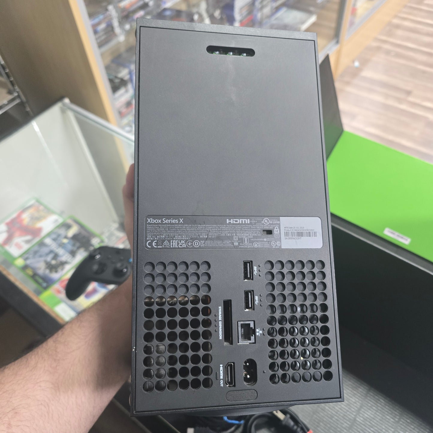 Xbox Series X Console with Box and Wires