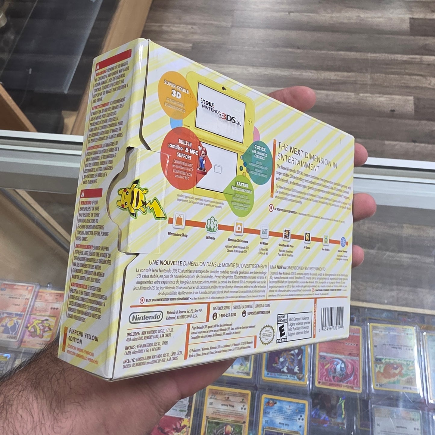 New Nintendo 3DS XL Pikachu Yellow Edition (NEVER USED)