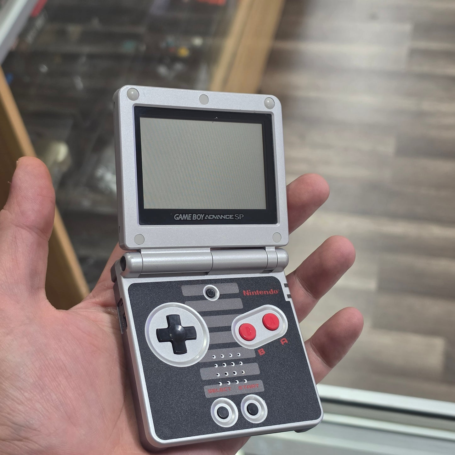 NES Nintendo Gameboy Advance SP Handheld System with Charger (001 Model)