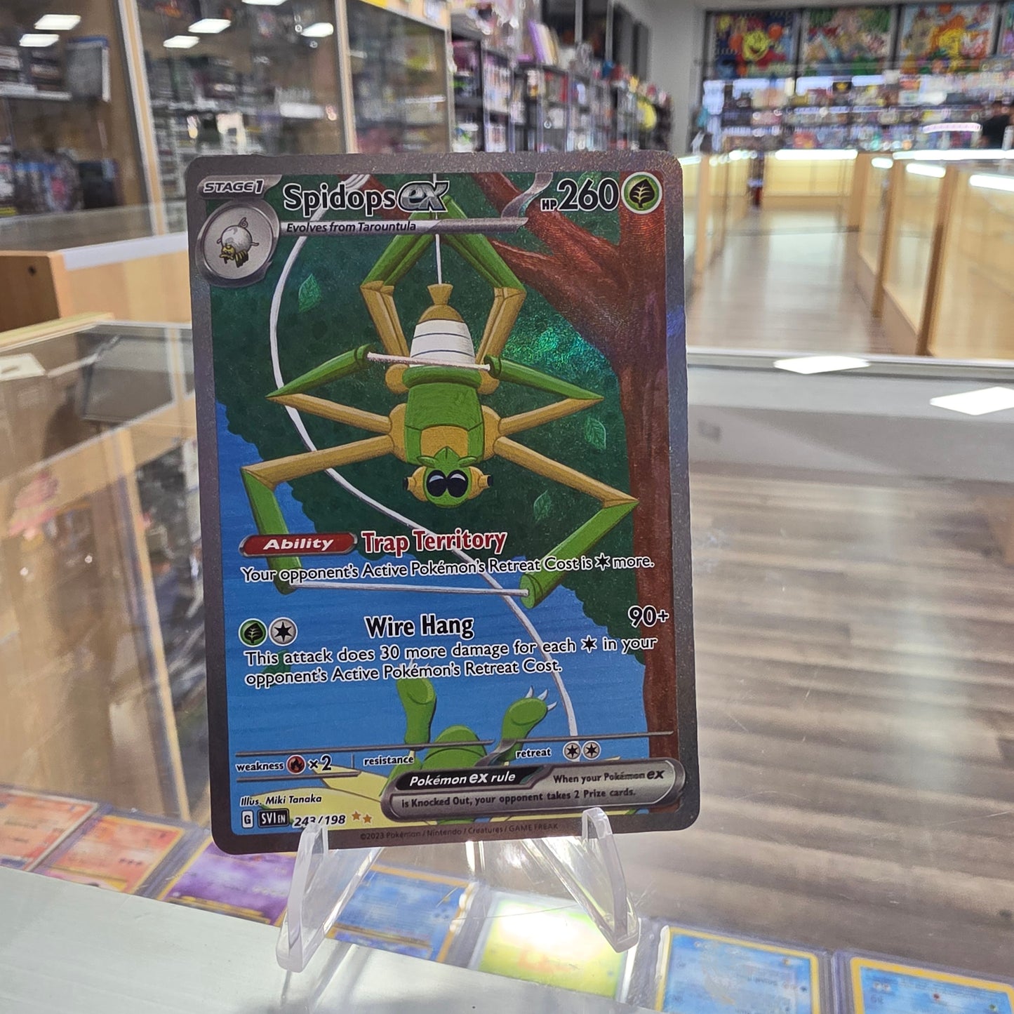 Spidops ex - 243/198 - SV01: Scarlet & Violet Base Set (NM)