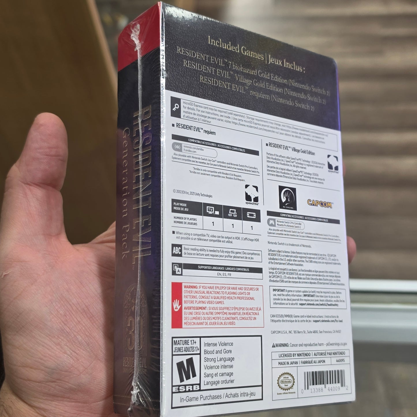 Resident Evil [Generation Pack] (SEALED) Nintendo Switch 2