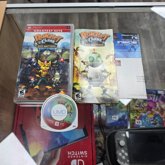 Ratchet & Clank Size Matters PSP