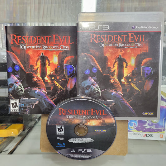 Resident Evil Operation Raccoon City Playstation 3