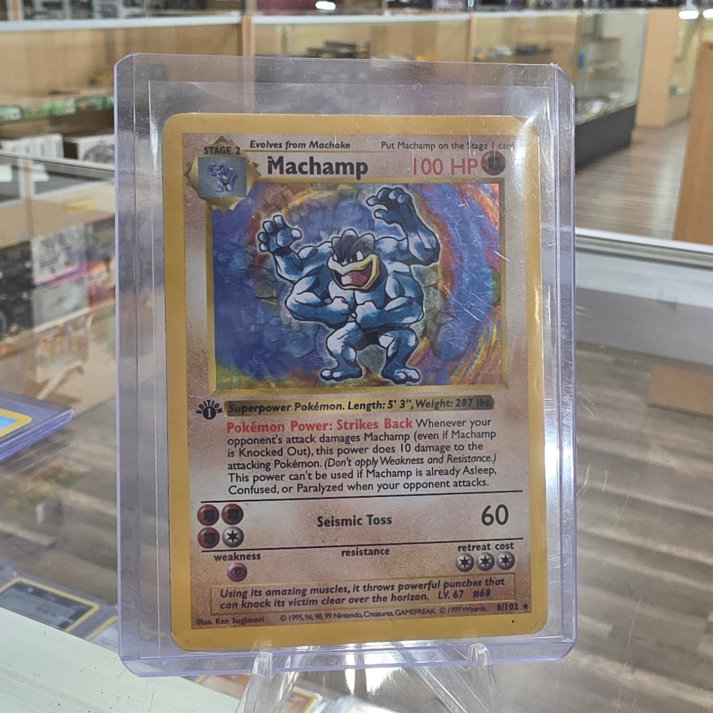 Machamp - 8/102 (Base Set Shadowless) (HP)