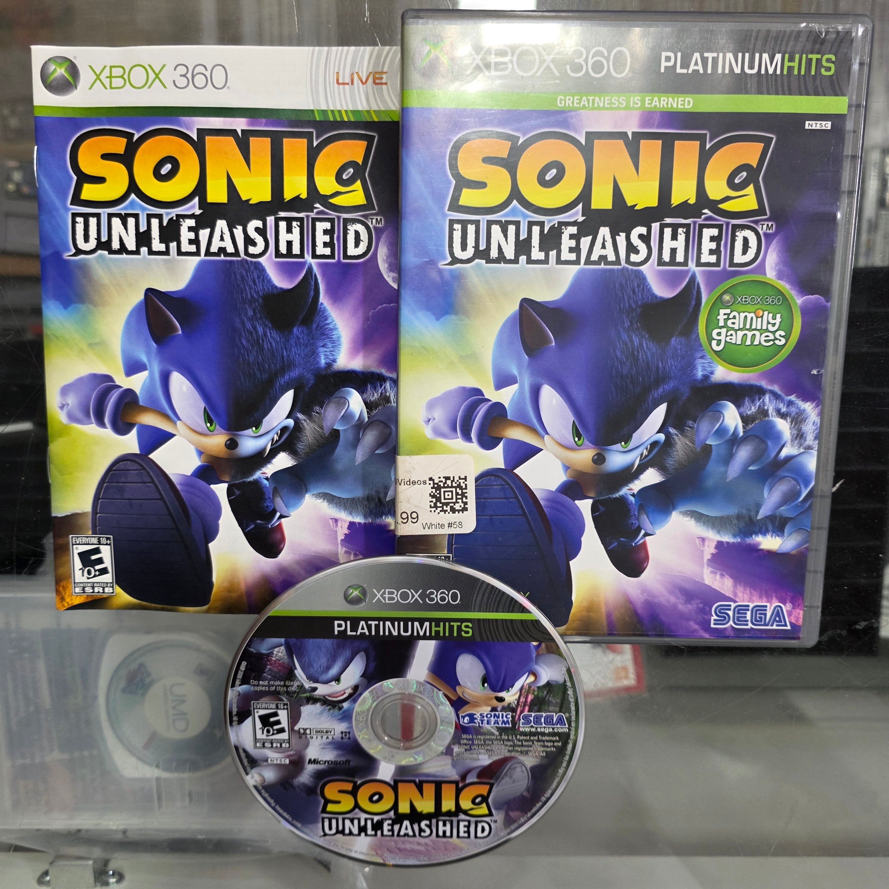 Sonic Unleashed [Platinum Hits] Xbox 360 – buttondelight