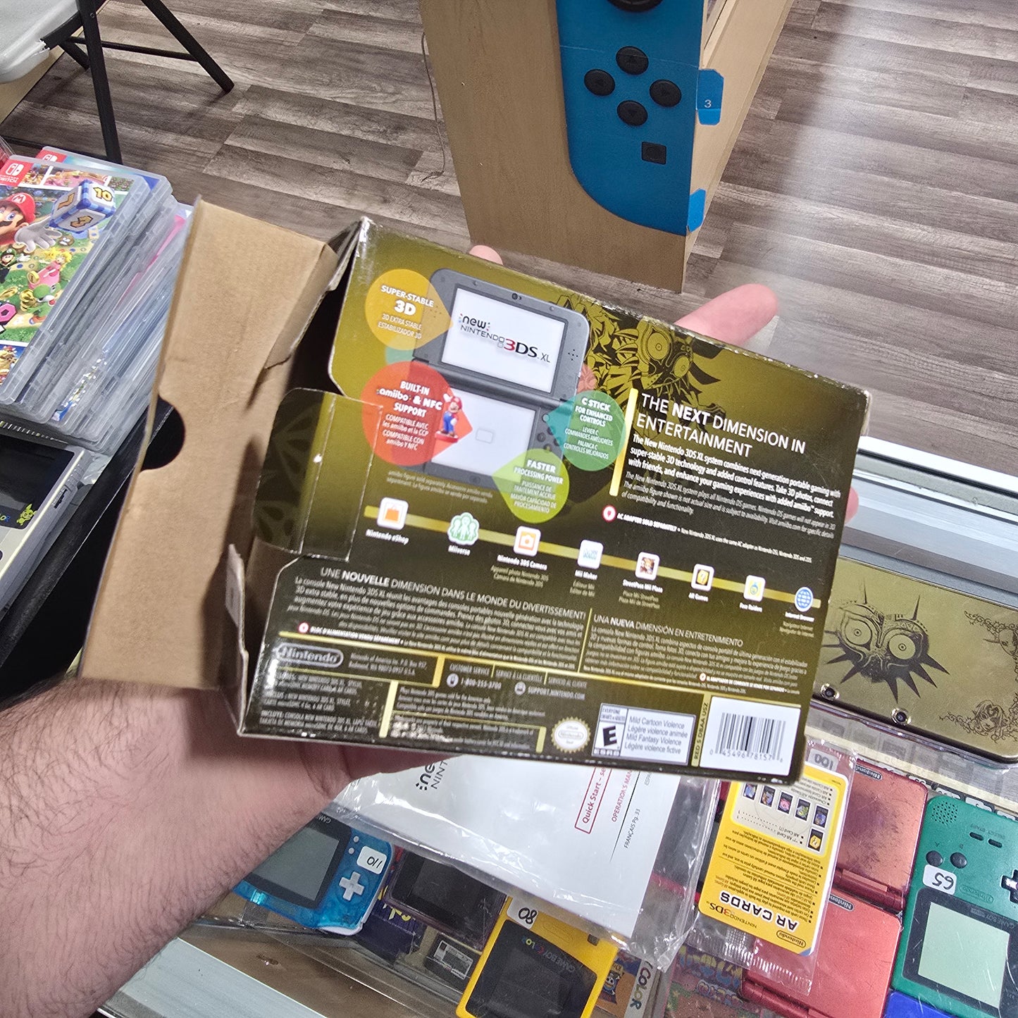 New Nintendo 3DS XL Zelda Majora's Mask Limited Edition Nintendo 3DS Handheld System with Charger