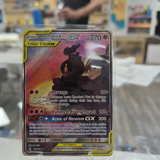 Marshadow & Machamp GX (199) (Full Art) - SM - Unbroken Bonds (NM)