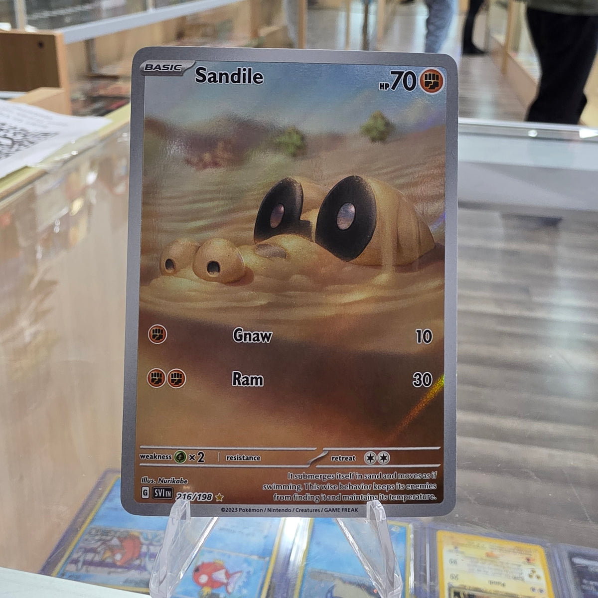 (NM) Sandile - 216/198 - SV01: Scarlet & Violet Base Set