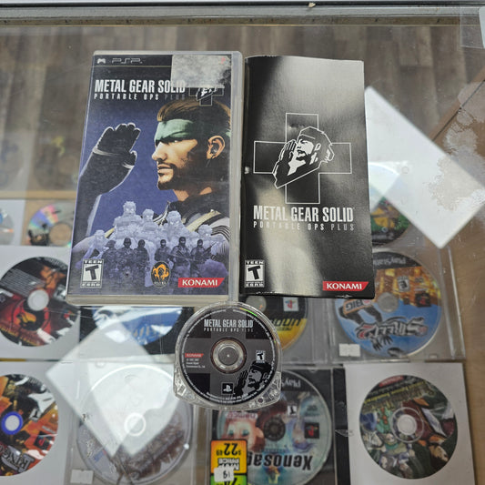 Metal Gear Solid Portable Ops Plus PSP