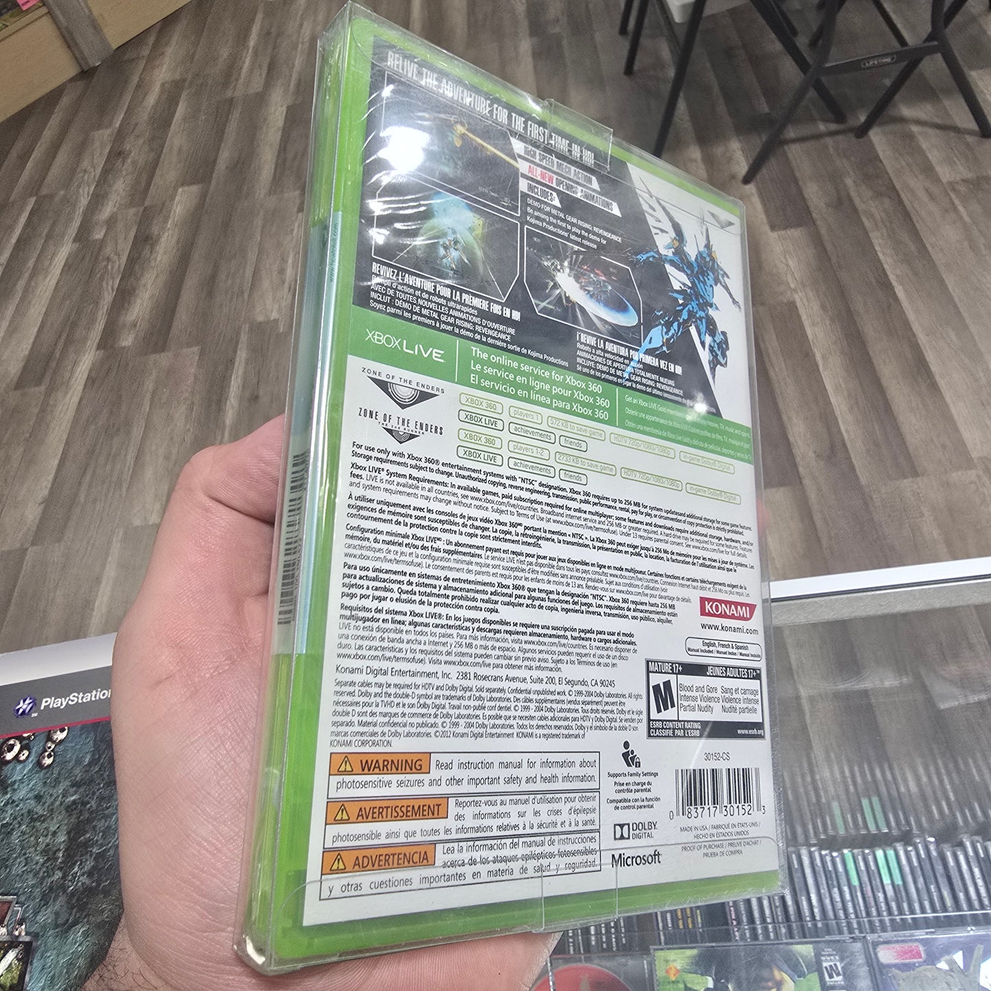 Sealed Zone of the Enders HD Collection Xbox 360