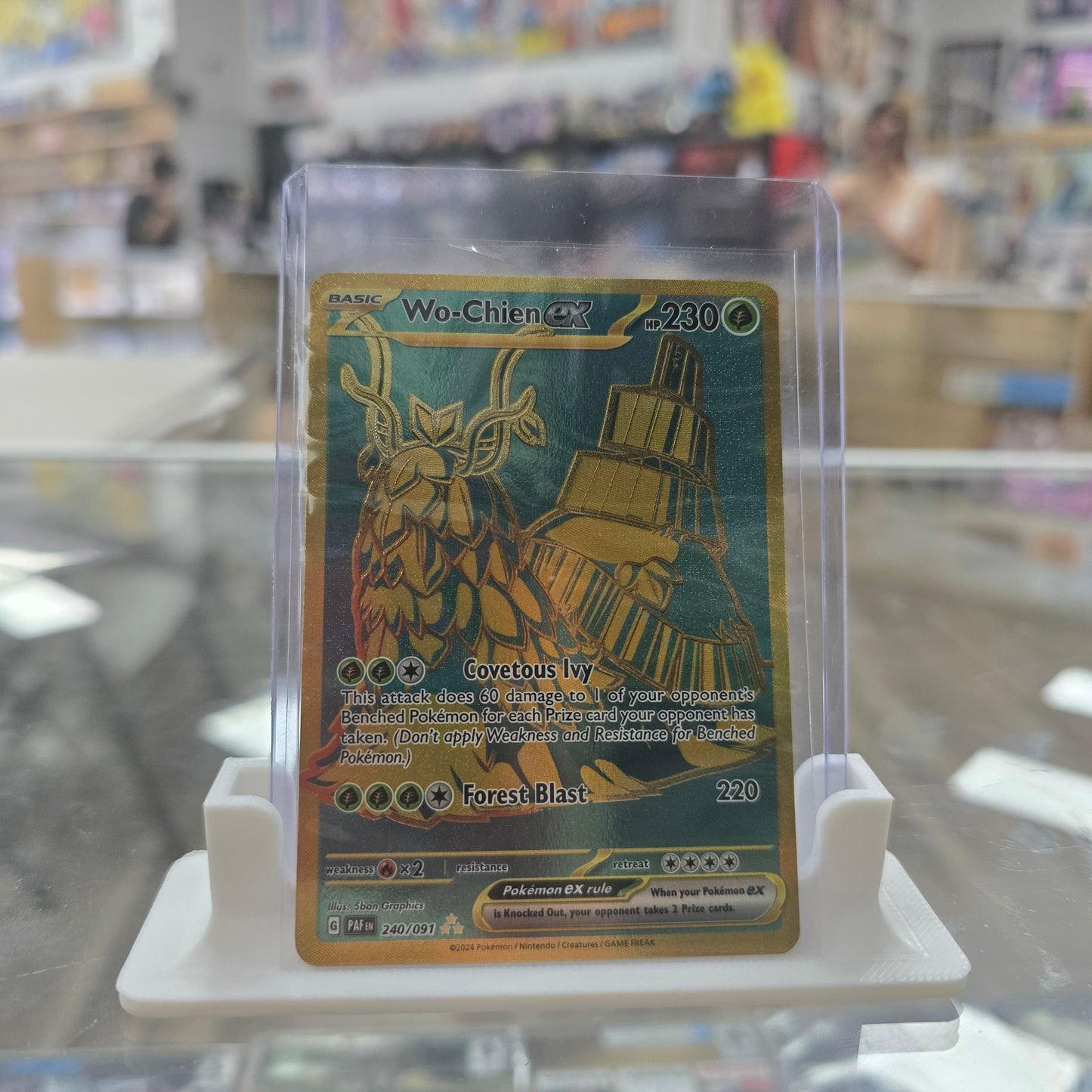 Wo-Chien ex - SV: Paldean Fates (PAF) (NEAR MINT)