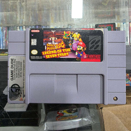 Super Mario RPG Legend Of The Seven Stars Super Nintendo