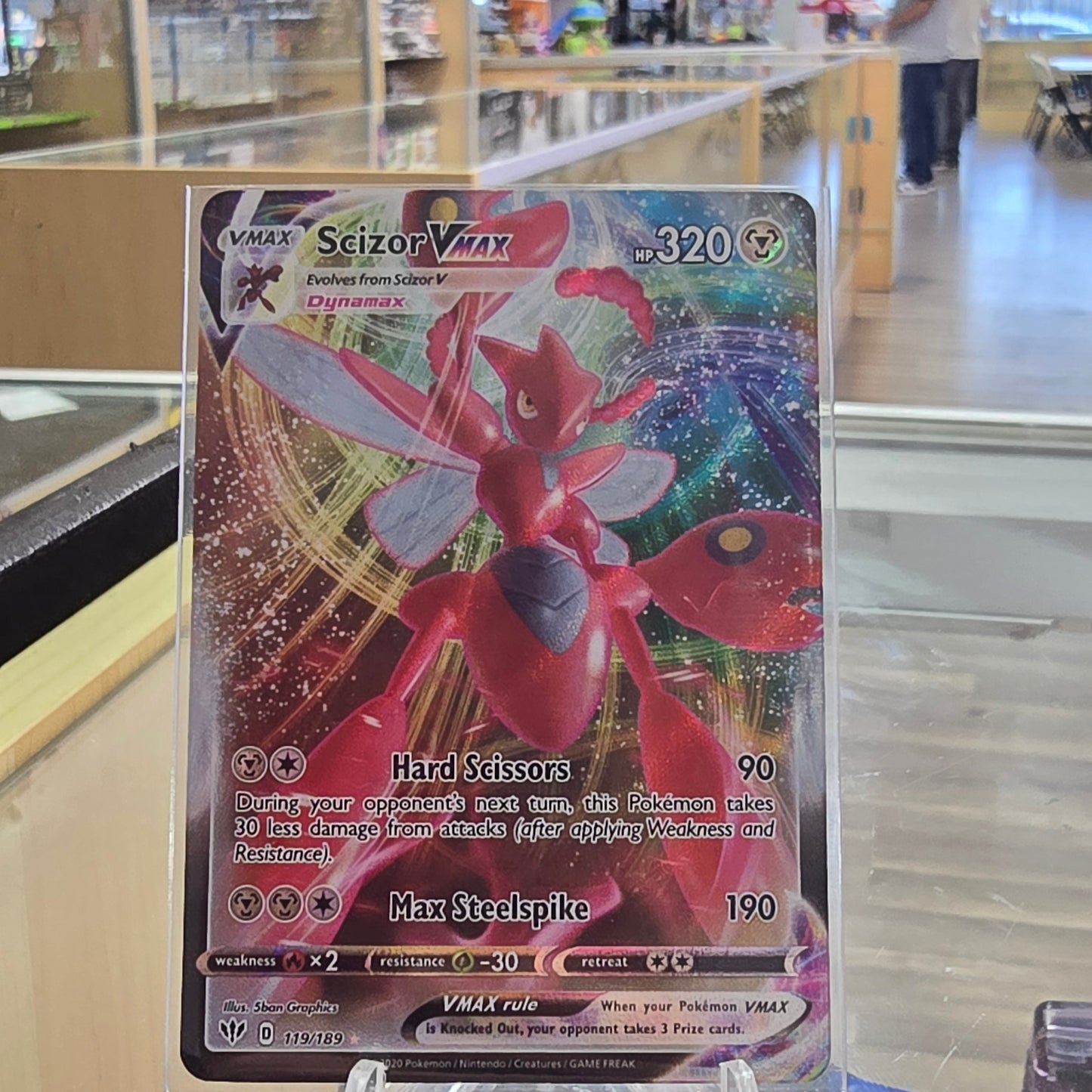 Scizor VMAX - SWSH03: Darkness Ablaze (NM)