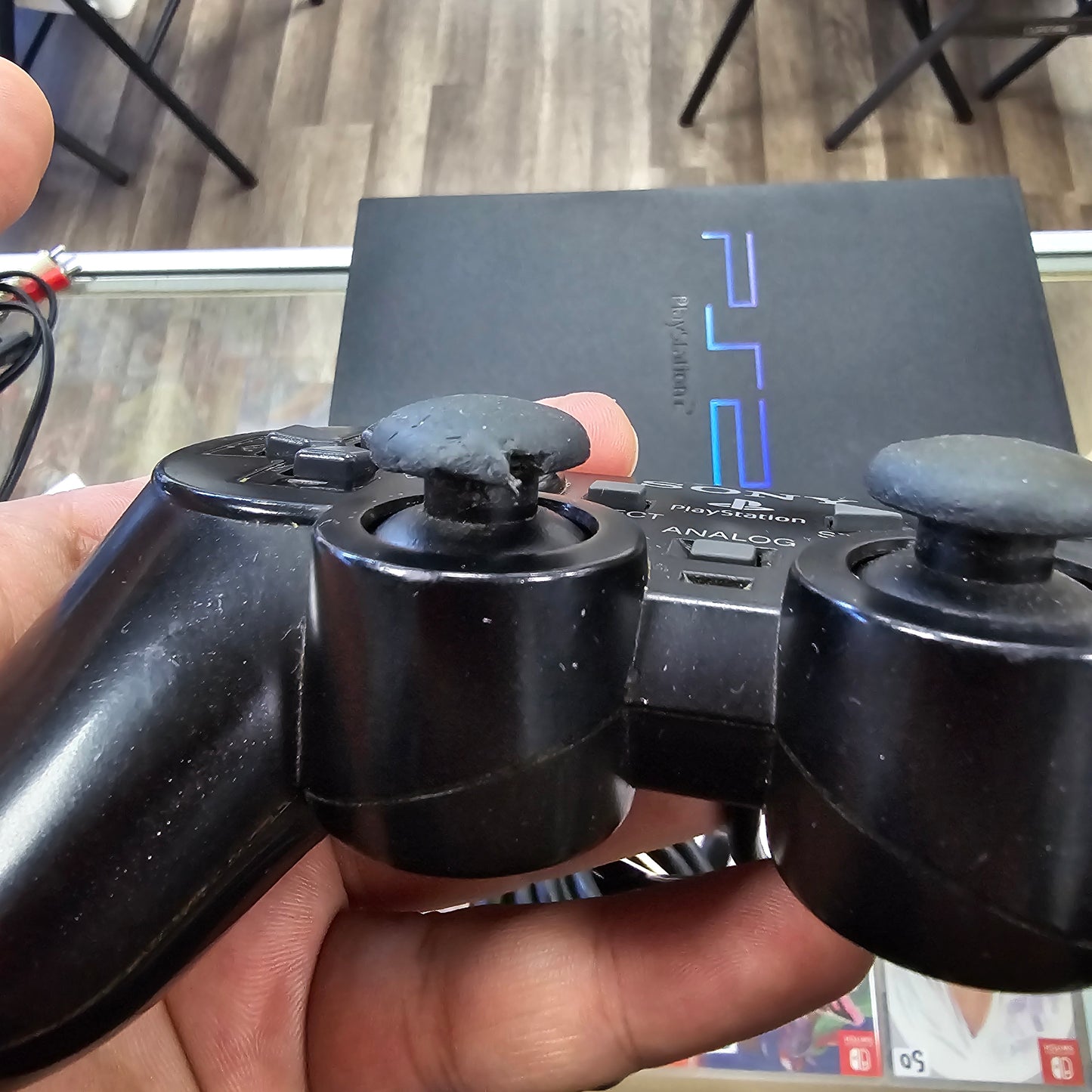 PlayStation 2 System with Controller and Wires