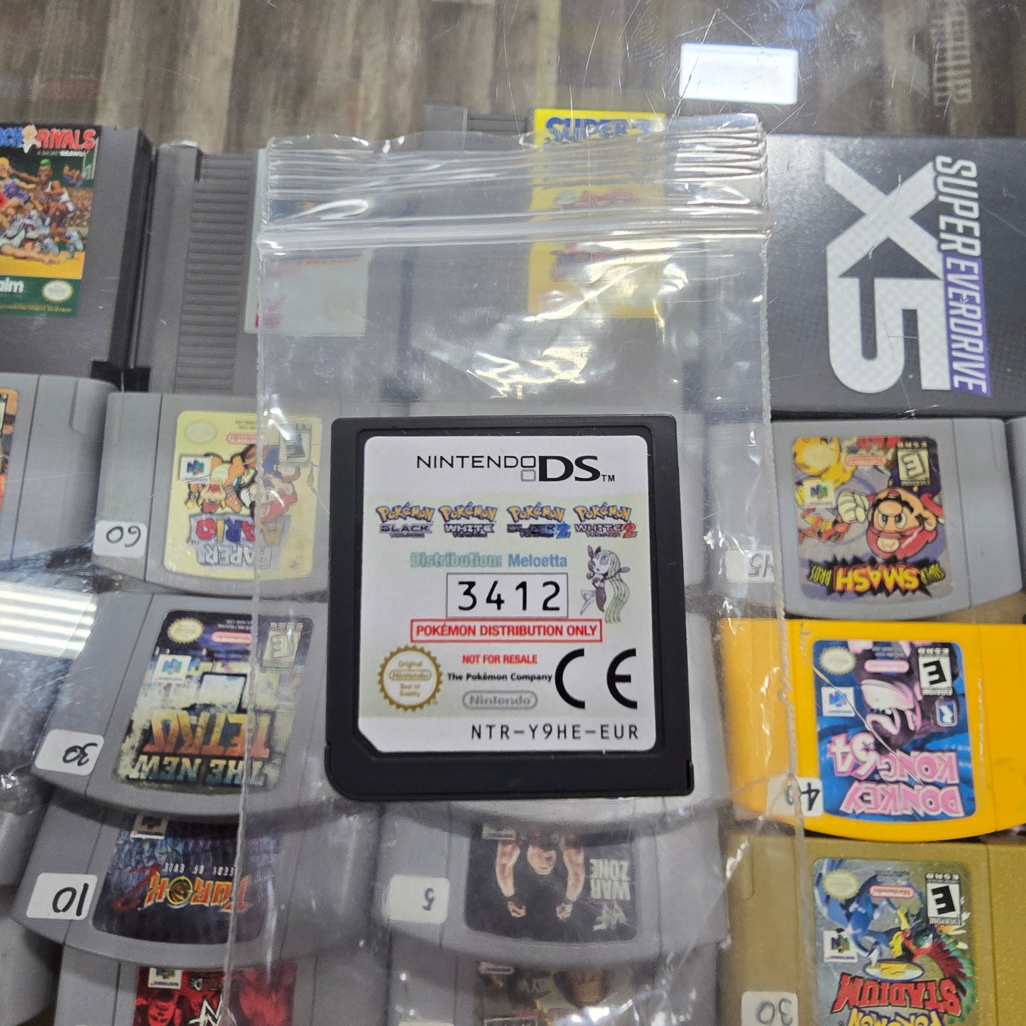 Meloetta Pokemon Distribution Spring 2013 EUR PAL Not For Resale Nintendo DS Authentic Clean