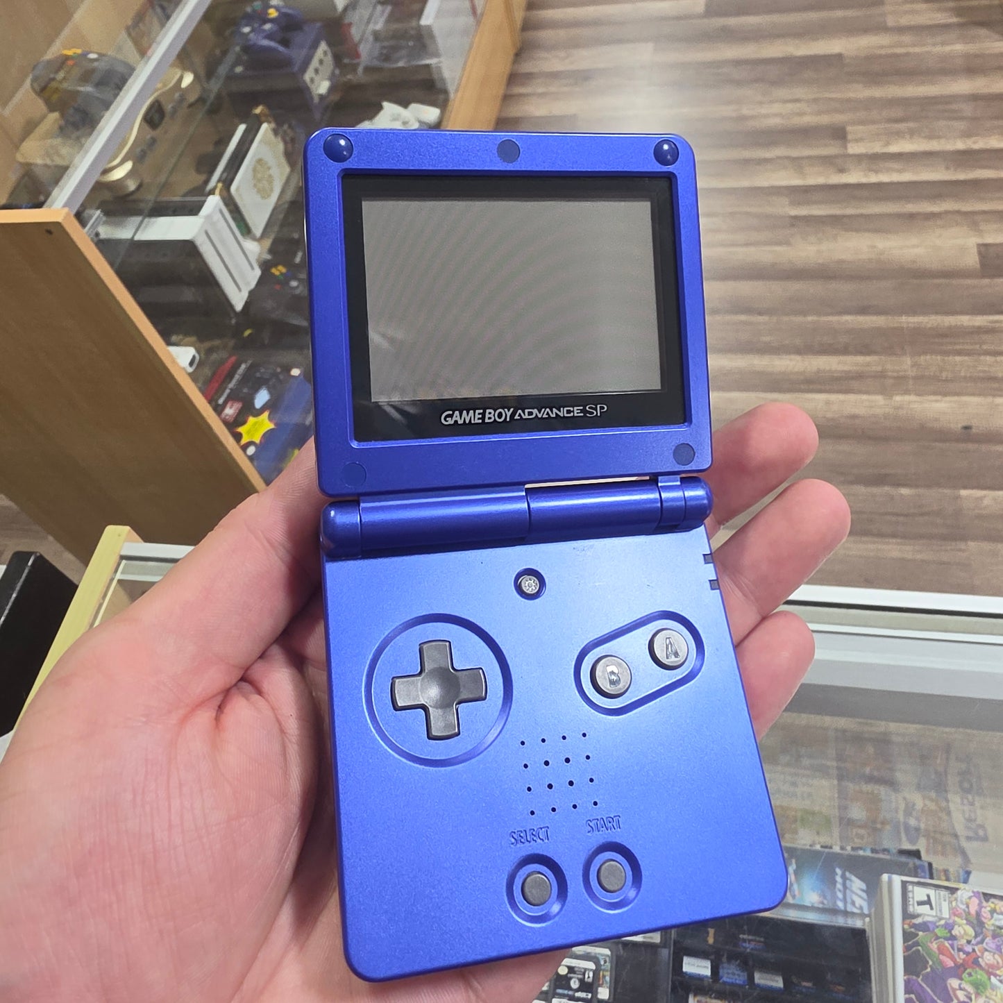 Cobalt Blue Nintendo Gameboy Advance SP Handheld System with Charger Model 001 (VERY CLEAN)